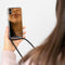 iMoshion Hoesje Geschikt voor iPhone Xr Hoesje Met Koord - iMoshion Mirror Backcover - goud