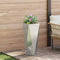 Plantenbak Zilver 30 x 30 x 75 cm Gegalvaniseerd staal