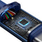 Baseus - Data Cable Crystal Shine (CAJY000603) - Type-C to Type-C, 100W, 1.2m - Blue
