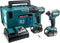 Makita DLX2283TJ - Accu klopboor-/schroefmachine DHP485 & slagschroevendraaier DTD153 - 2x 5,0Ah accu - koolborstelloos (2 stuks)