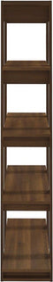 vidaXL - Boekenkast/kamerscherm - 100x30x160 - cm - bruin - eikenkleur