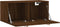 vidaXL - Wandkast - 80x36,5x35 - cm - bewerkt - hout - bruin - eikenkleur