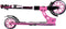 Six Degrees 2-wiel Kinderstep Opvouwbaar Voetrem Roze/zwart