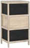 Ladenkast Home ESPRIT Zwart Natuurlijk Hout 40 x 30 x 73,5 cm