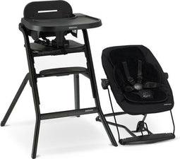 Deryan Curve Luxe Kinderstoel - Meegroei Kinderstoel - Wipstoel & Inlegkussen - Zwart