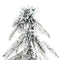 Kunstkerstboom Wit 76 x 76 x 180 cm Kunststof en metaal
