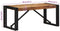 vidaXL - Salontafel - 80x40x35 - cm - massief - ruw - mangohout
