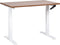 DESTINES - Verstelbaar bureau - Donkerbruin/Wit - 120 x 72 cm - MDF