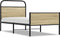 vidaXL - Bedframe - zonder - matras - bewerkt - hout - sonoma - eikenkleur - 75x190 - cm