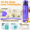 Funkelfuchs® Kinderdrinkfles 500ml – Paars – 100% Lekvrij & Koolzuurbestendig – BPA-vrij &