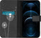 iMoshion Hoesje Geschikt voor iPhone 12 Pro / 12 Hoesje Met Pasjeshouder - iMoshion Design Softcase Bookcase - Wit / Zwart / Dandelion
