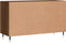 vidaXL - Dressoir - 100x36x60 - cm - bewerkt - hout - bruin - eikenkleur