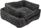 Jack and Vanilla JV softy Hondenmand Rozet grijs 60x52x18 cm hondenmanden