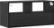 vidaXL - Tv-meubel - 80x31x39,5 - cm - bewerkt - hout - en - metaal - zwart