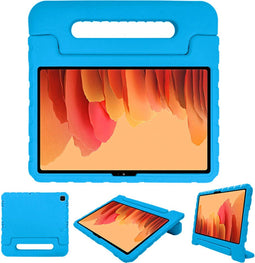 imoshion Tablet Hoes Kinderen Geschikt voor Samsung Galaxy Tab A7 - imoshion Kidsproof Backcover met handvat - Blauw