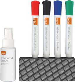 Whiteboard nobo accessoire starterkit | 6 stuks