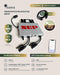 Microomvormer van NEP BDM800VA - Plug and Play - MPPT-efficientie > 99,5% - 5 m netsnoer - app voor