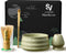 SV Living Matcha Set - 4-delige Matcha Starterkit - Matcha Klopper Bamboe Lepel Kom (4 stuks)