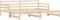 vidaXL - Slaapbank - met - onderschuifbed - 90x190 - cm - massief - grenenhout