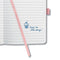 Sigel - notitieboek - Jolie Flair - A5 - hardcover - 174 pagina's - lijn - 80 grams papier - rose - SI-JN117