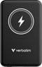 Verbatim Charge 'n' Go 5000mAh - Magnetische Draadloze Powerbank - 15W Snelladen - Zwart