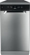Whirlpool WSFC3M27X - Vrijstaand - Slimline (45 cm) - 10 couverts - Roestvrijstaal