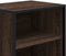 vidaXL - Nachtkastjes - 2 - st - 40x31x50cm - bewerkt - hout - en - metaal - bruin - eiken