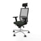 Bureaustoel met hoofdsteun Piqueras y Crespo 2D026G1 Zwart