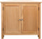 vidaXL - Hoekkast - 80x33,5x78 - cm - massief - eikenhout