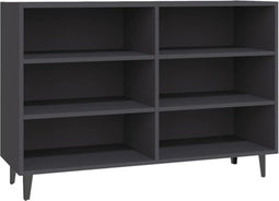 vidaXL - Dressoir - 103,5x35x70 - cm - spaanplaat - grijs