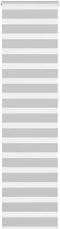 vidaXL - Zebra - rolgordijn - 65x230 - cm - stofbreedte - 60,9 - cm - lichtgrijs