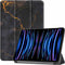 imoshion Tablet Hoes - Geschikt voor iPad Pro 11 (2022) / Pro 11 (2021) - Design Trifold Bookcase - Black Marble