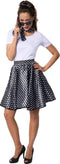 dressforfun - Rock 'n' Roll baby M - verkleedkostuum jaren '50 - zwart met stippen