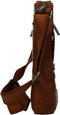 Leren A5 Crossbodytas met tabletvak - Nebraska - Brandy Cognac