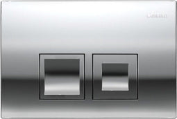 Geberit Delta 50 - Bedieningsplaat dual flush - Mat chroom