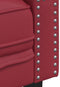vidaXL - Driezitsbank - Chesterfield-stijl - kunstleer - wijnrood