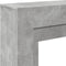 vidaXL - Haardombouw - 100x30x87,5 - cm - bewerkt - hout - betongrijs