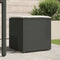 vidaXL - Kussenbox - Zwart - 50x50x50 - cm - Poly - Rattan