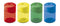 Puntenslijper M+R Rondo Swing assorti - 10 stuks