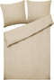 AVONDALE - Beddengoed - Zandbeige - 155 x 220 cm - Katoen