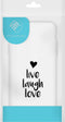 imoshion Hoesje Geschikt voor iPhone 14 Pro Hoesje Siliconen - imoshion Design hoesje - Transparant / Live Laugh Love