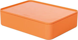 HAN Smart-organiser Allison - box met binnenschaal en deksel - abrikoos oranje - HA-1110-81