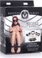 Xr Brands Master Series - Bondageset - Blinddoek + Boeien - Zwart/goud