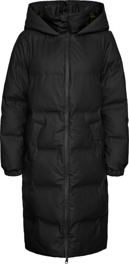 VERO MODA VMNOE LONG COATED COAT BOOS CP - Dames Puffer Jacket - Capuchon - M