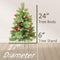 Kerstboom 24 inch Prelit 2 Set Pathway Veranda Kerstbomen Pre-Light LED Batterij Werkt Outdoor Xmas