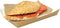 Bak, Karton, sandwichbak, 160x100x24mm, bruin