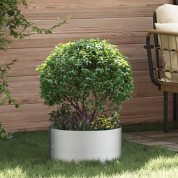 vidaXL - Tuinplanters - 5 - stuks - 40x40x20 - cm - Gegalvaniseerd - Staal
