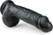 EasyToys - Realistische Dildo met Balzak - Dildo met Zuignap - 22,5 cm - Dildo's - Sex Toys voor Vrouwen en Mannen - Zwart