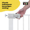 Safety 1st Easy Close Metal Traphekje - 73 t/m 80 cm - Uitbreidbaar -Klembevestiging - Wit