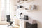 Feel Furniture - Luxe design bureaustoel van 100% rundleer - Hoge rugleuning - Zwart